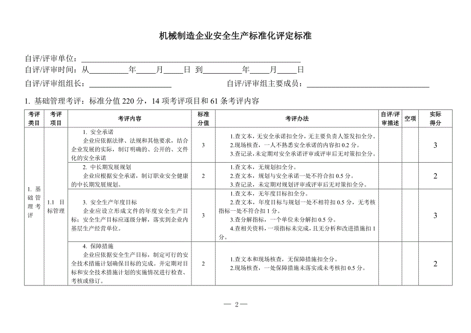 机械制造企业安全生产标准化评定标准.doc_第2页