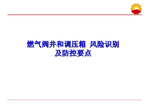 燃气阀井和调压箱风险识别机防控要点1226.ppt