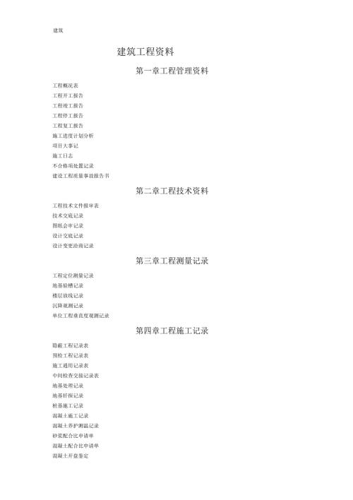 建筑工程资料全套免费下载.docx
