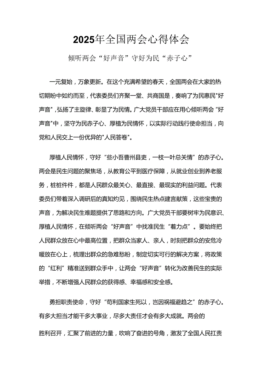 企业2025年两会发言稿6篇.docx_第1页