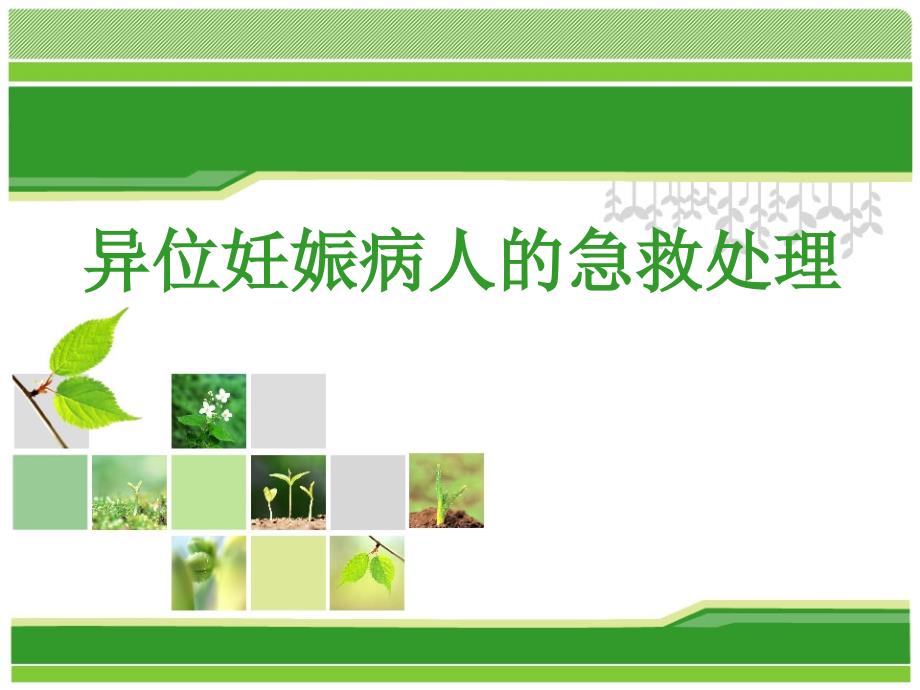 异位妊娠的急救处理.ppt_第1页