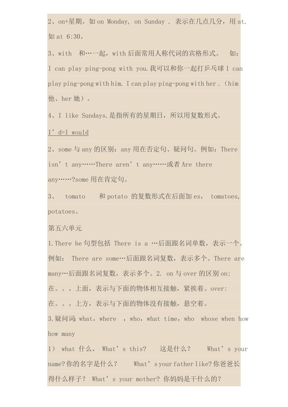 小学五年级英语语法重点知识归纳.doc_第2页
