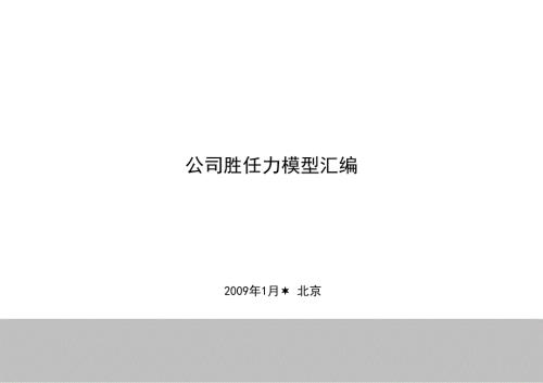 某房地产公司胜任力模型详解.ppt
