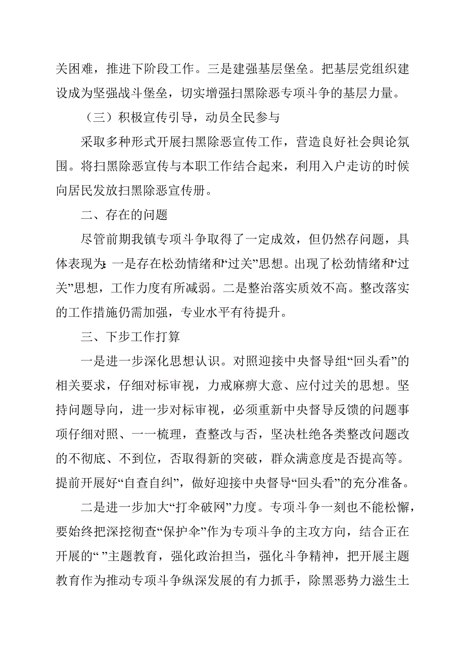 扫黑除恶专项斗争个人述职报告范文.docx_第2页