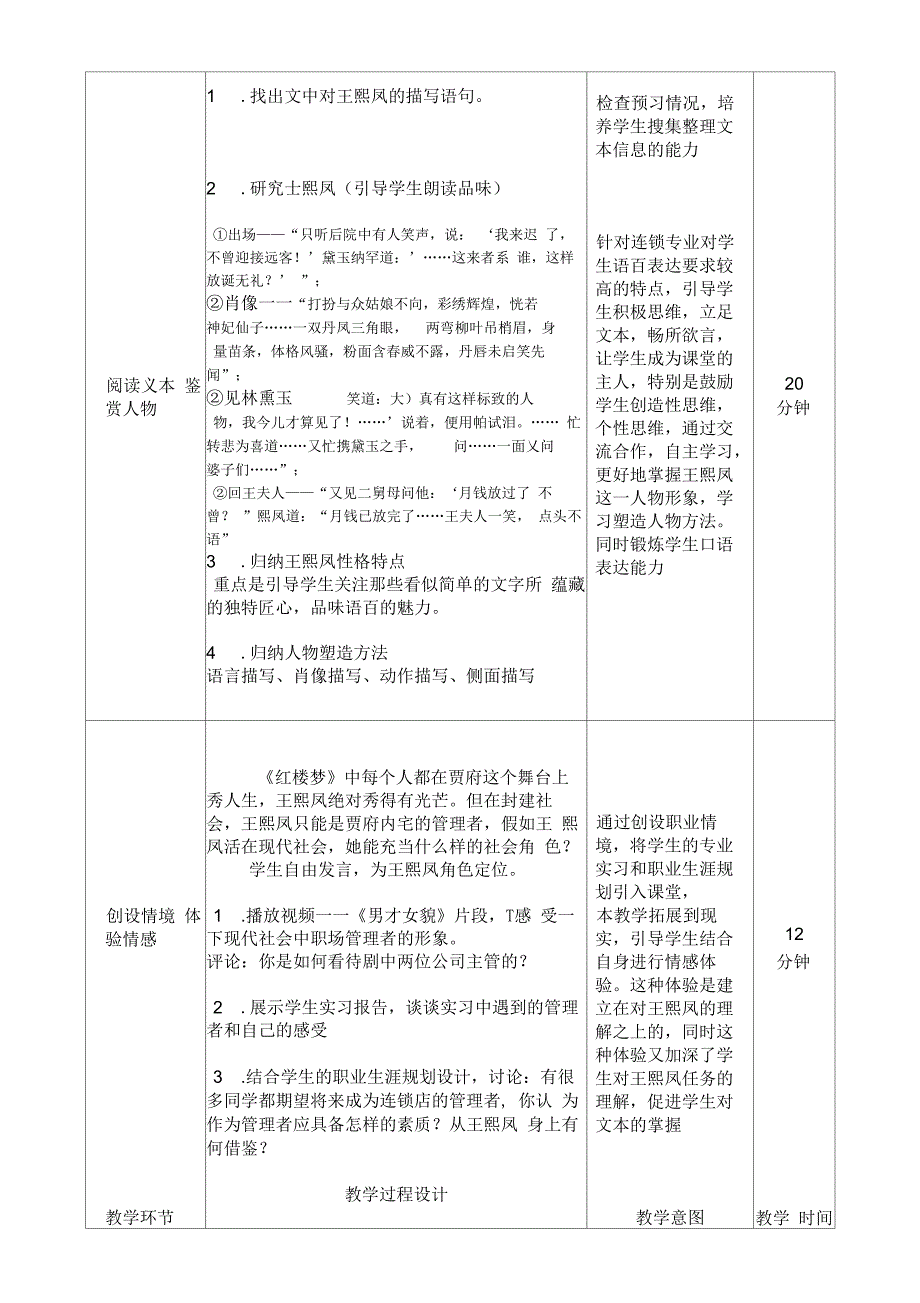 林黛玉进贾府王熙凤人物分析教案一.docx_第2页
