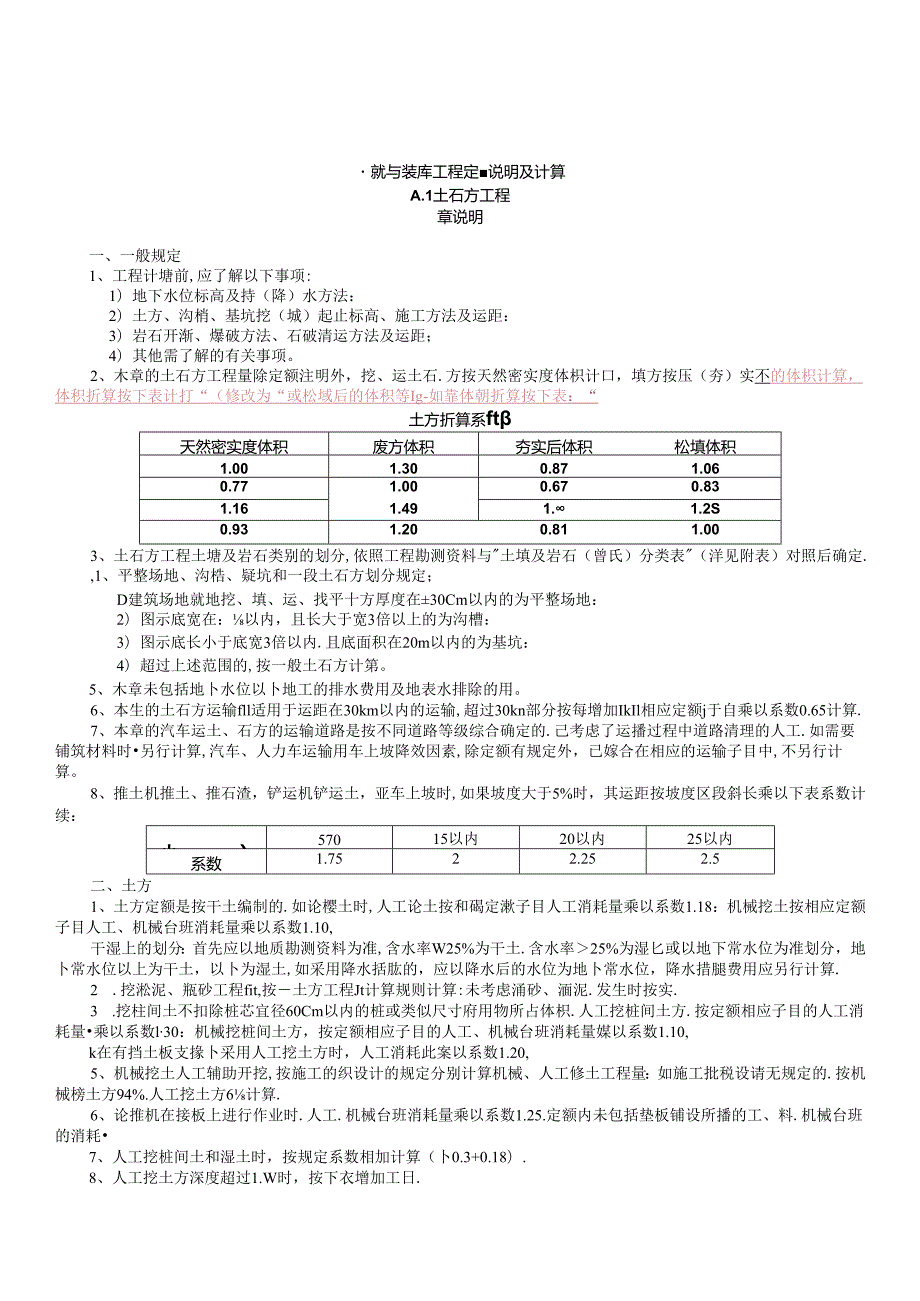 建筑装饰定额说明及计算规则.docx_第1页