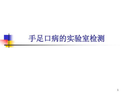 手足口病的实验室检测ppt课件.ppt