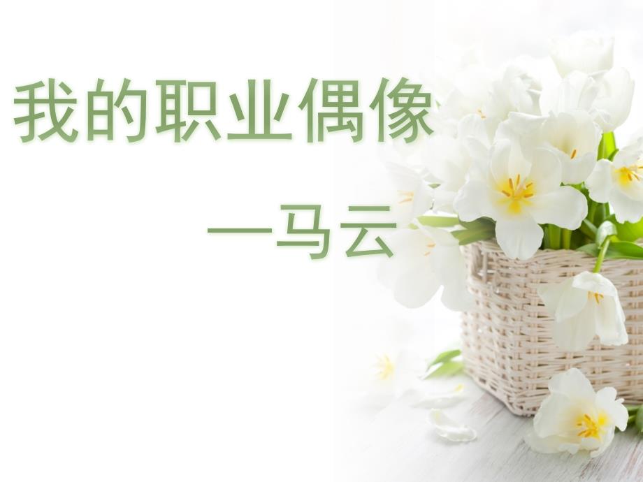我的职业偶像PPT课件.ppt_第1页