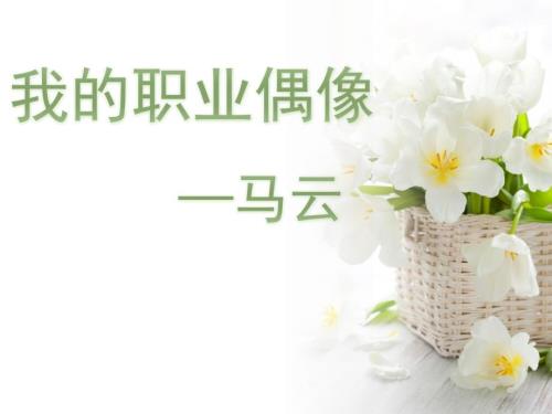 我的职业偶像PPT课件.ppt