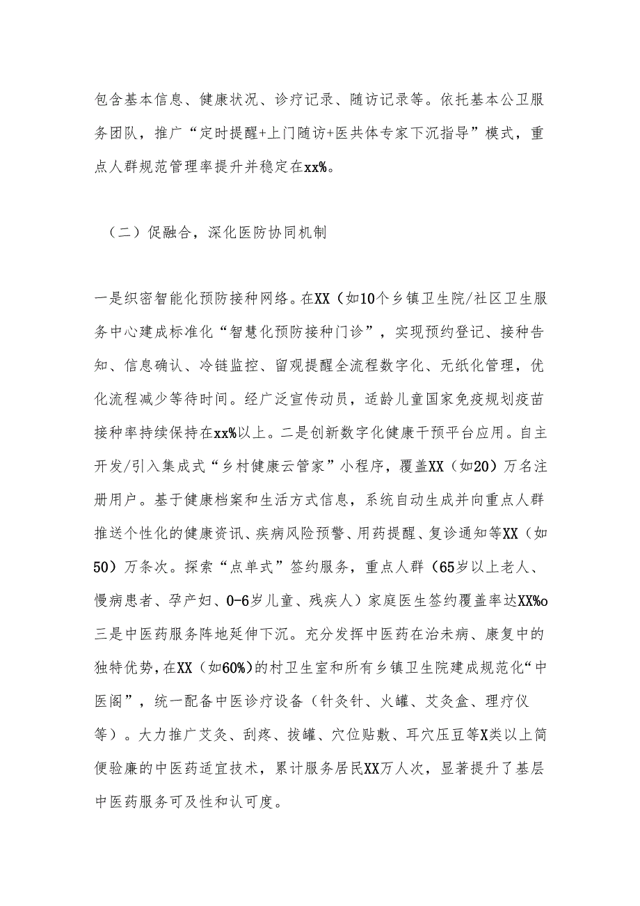 医疗卫生系统乡村振兴2025年上半年工作总结及下半年工作计划.docx_第2页