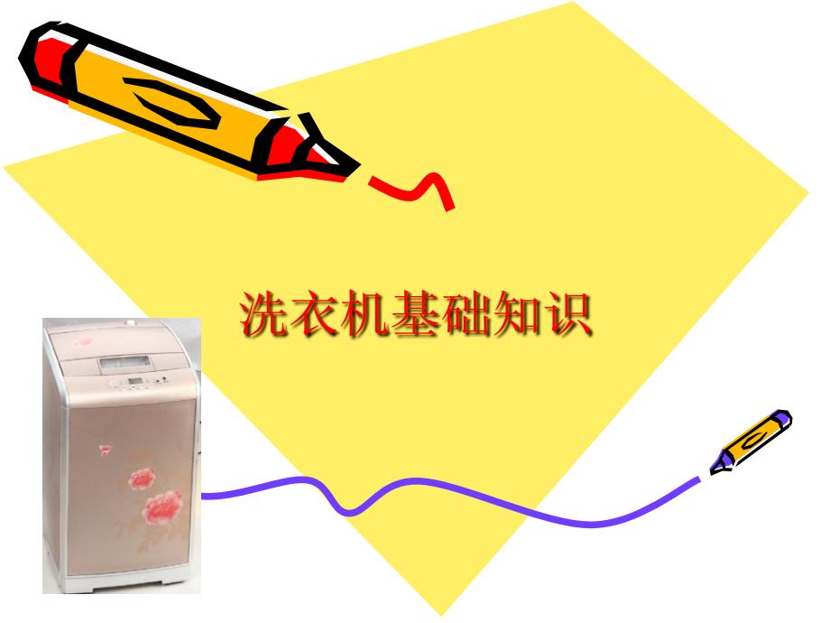 洗衣机基础知识PPT课件.ppt_第1页