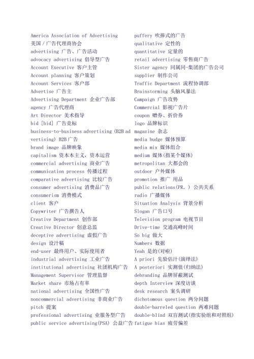 广告行业常用英文.doc