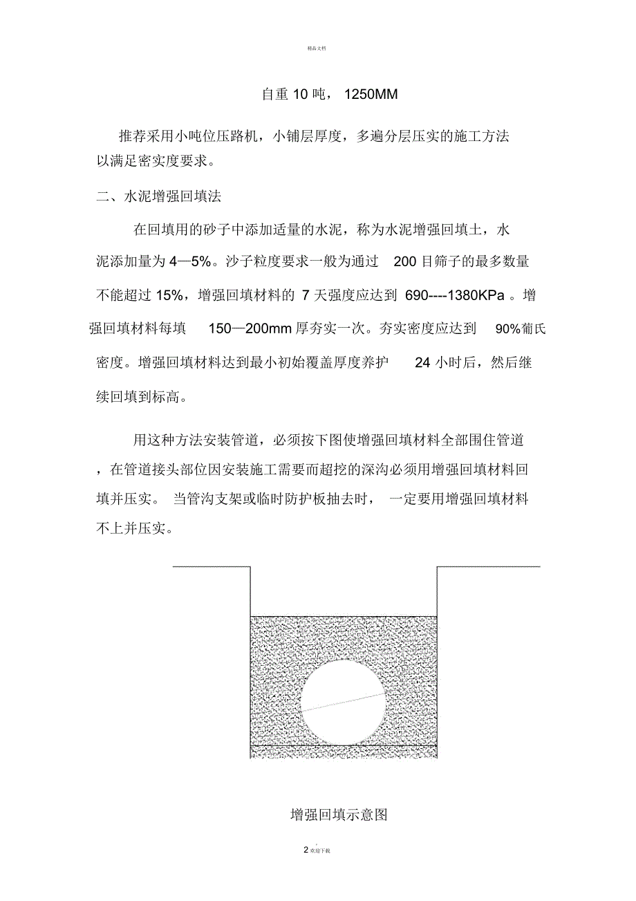 玻璃钢管道在公路主干道下的回填要求.docx_第2页