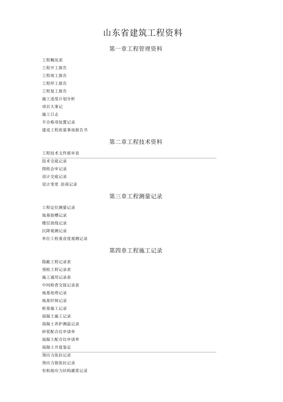 山东省建筑工程资料完整版.docx_第1页