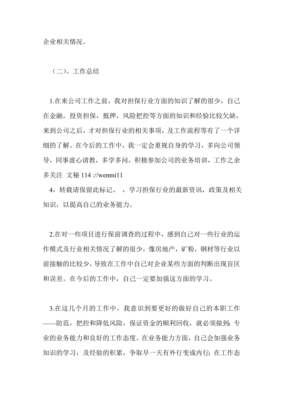 担保公司个人总结最新总结.doc_第2页