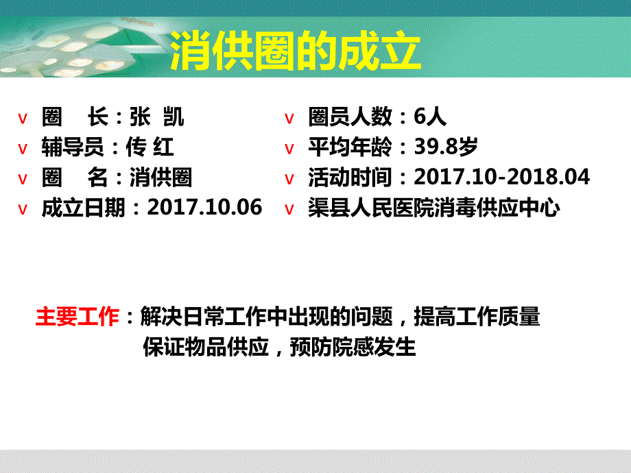 提高器械清洗质量合格率品管圈张凯.ppt_第2页