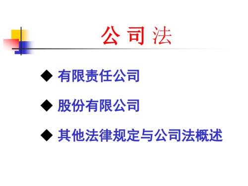 有限责任公司PPT课件.ppt