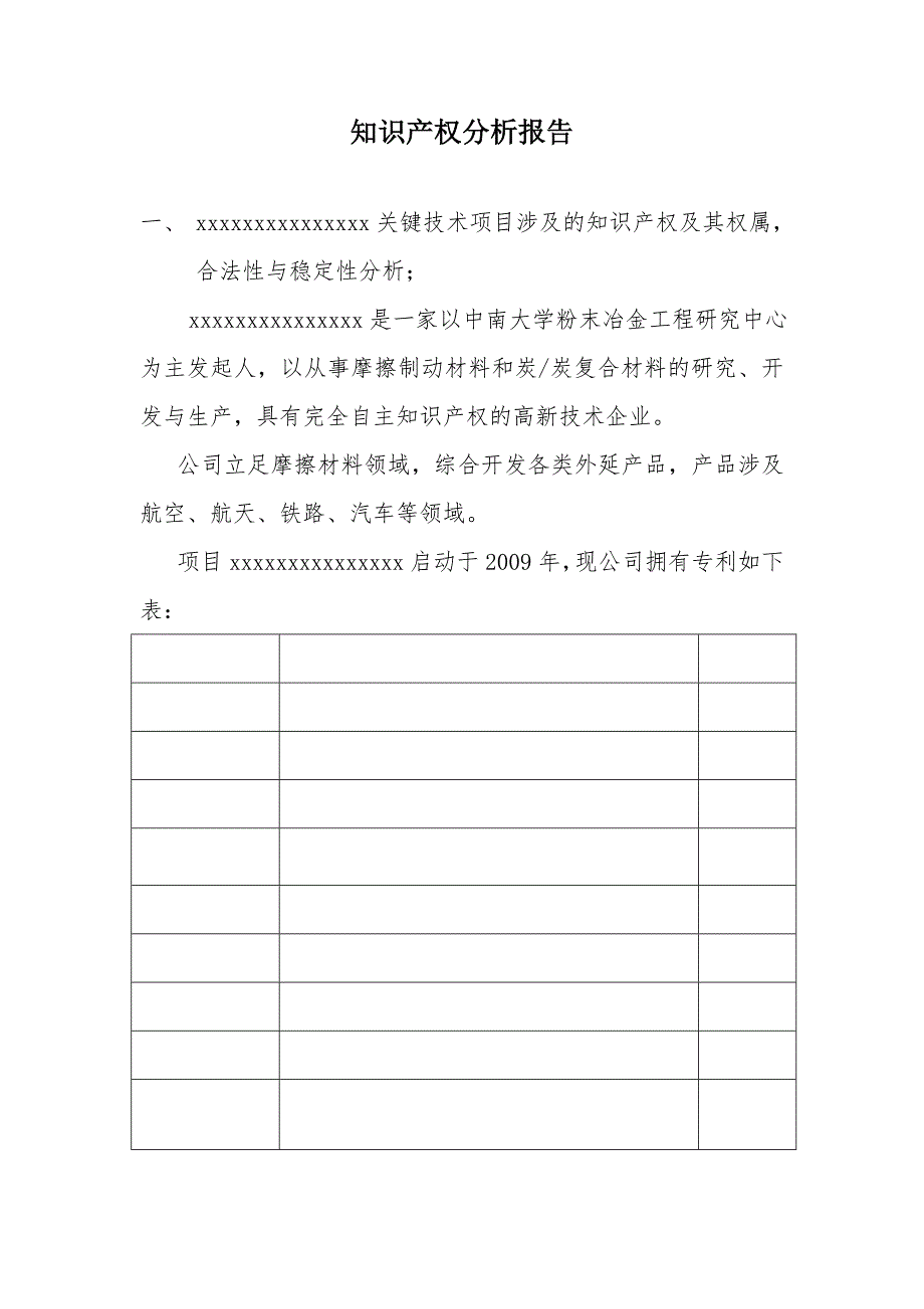 知识产权分析报告.doc_第1页