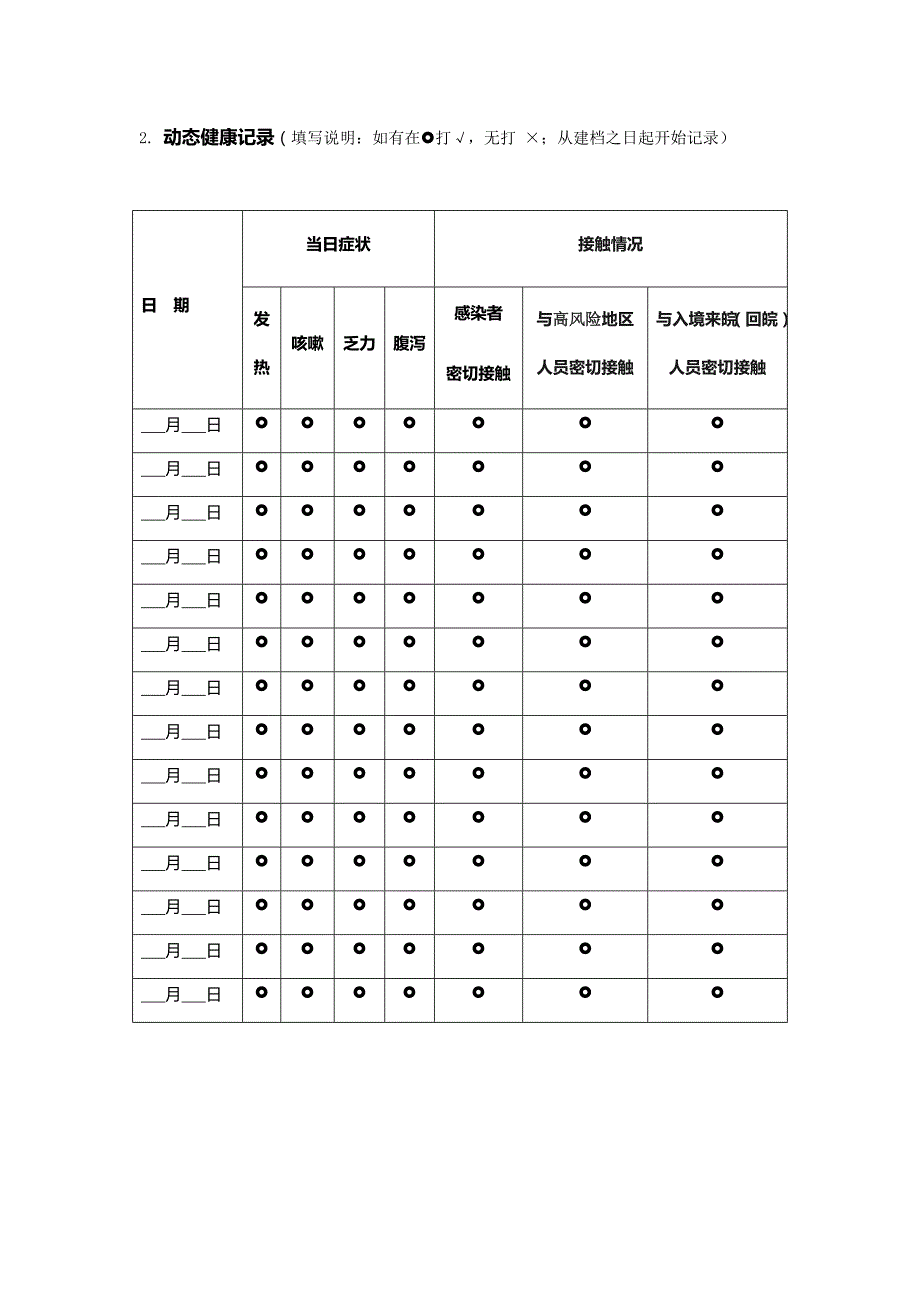 新冠肺炎疫情防控学生健康档案.docx_第3页