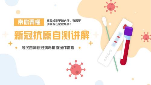 居民新冠病毒抗原自测操作流程讲解PPT课件带内容.pptx