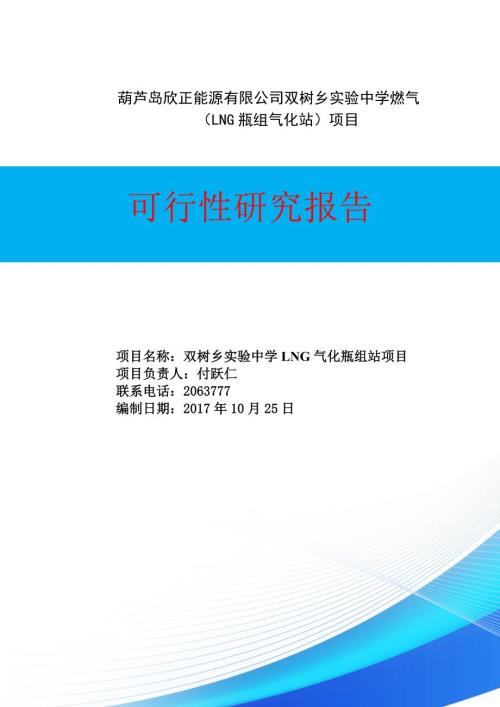 燃气LNG气化站项目可研报告.doc