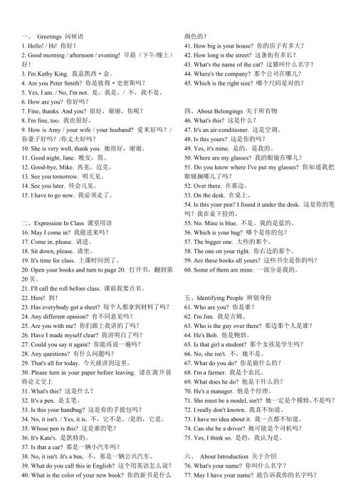疯狂英语900句免费.doc