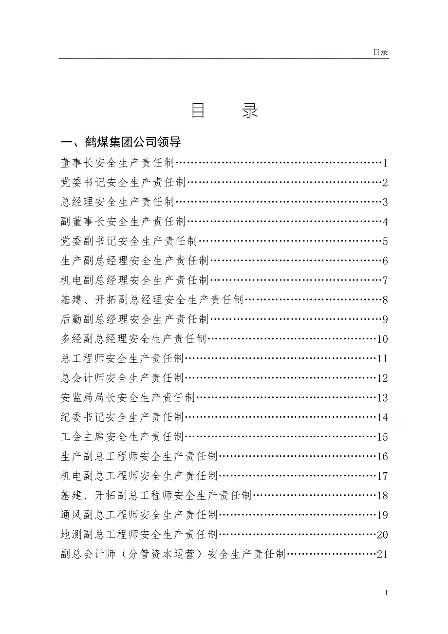 煤业集团有限责任公司安全生产责任制汇编.doc_第3页