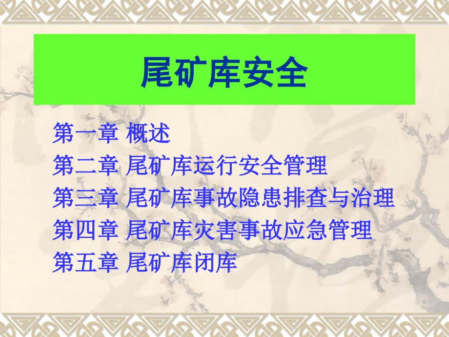 尾矿库安全培训.ppt_第1页