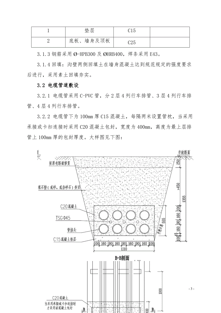 电缆沟电缆管电缆井专项施工方案精编.doc_第3页