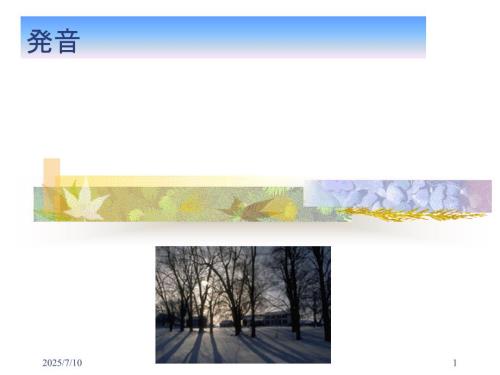 日语基础知识PPT课件.ppt