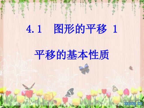 新鲁教版八下4.1图形的平移1.ppt