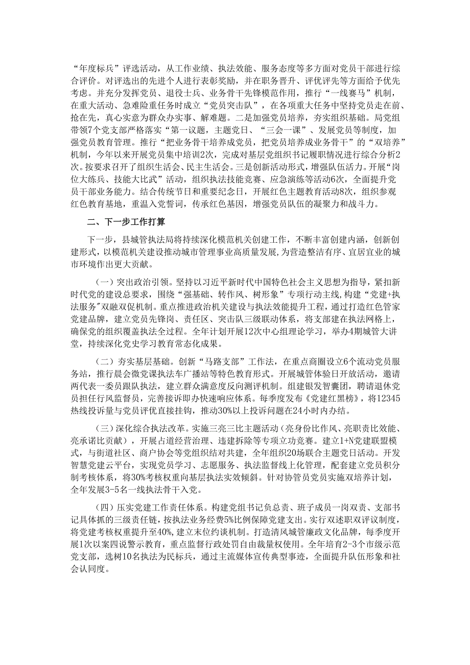 县城管执法局党组上半年党建工作总结.docx_第2页