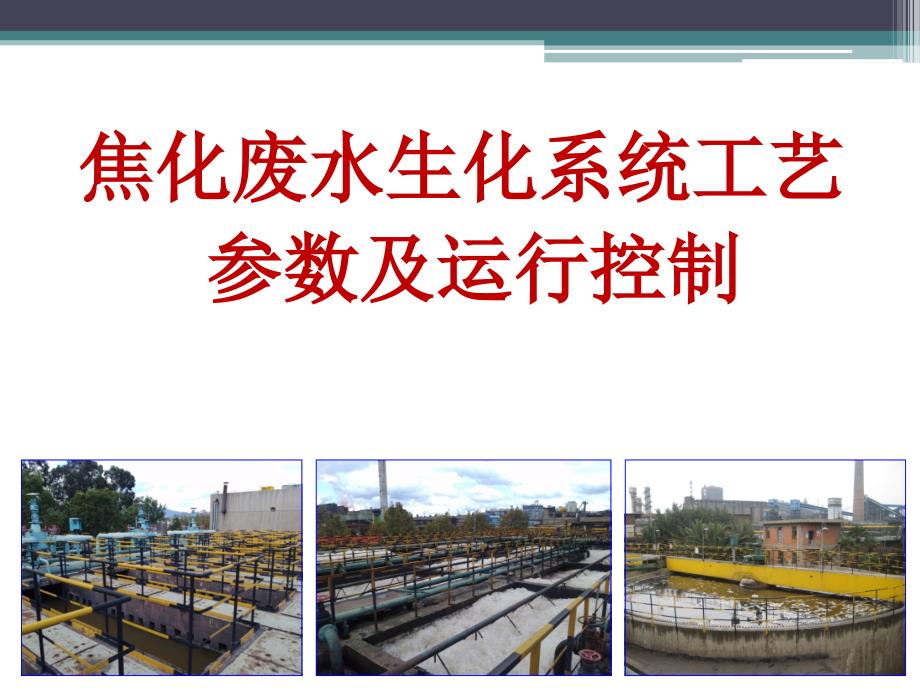 焦化废水处理工艺参数的控制.ppt_第1页
