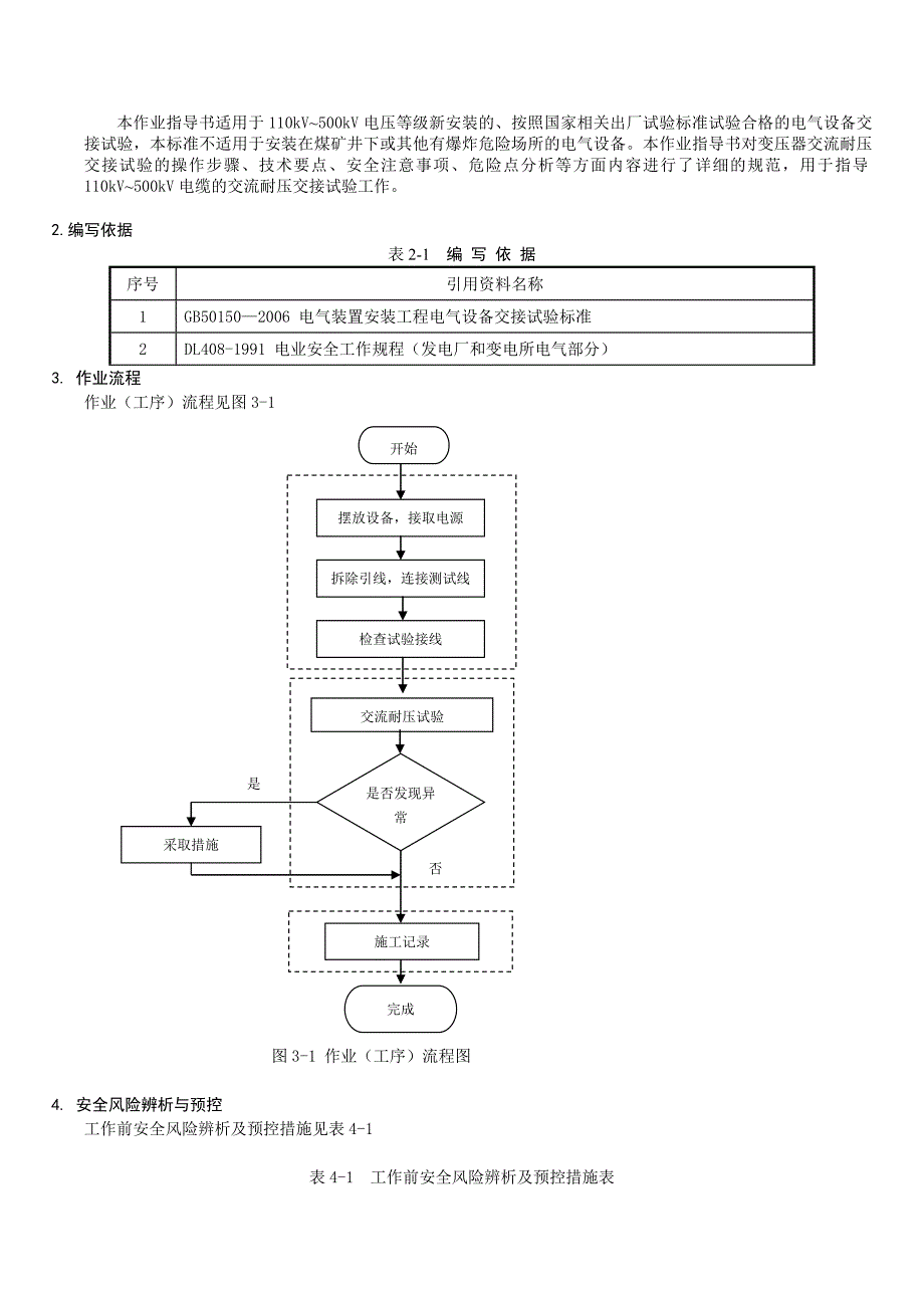 电缆交流耐压试验作业指导书.doc_第3页