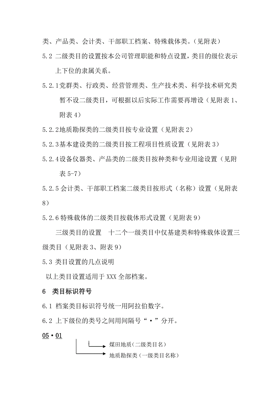 煤矿档案分类方案.doc_第2页