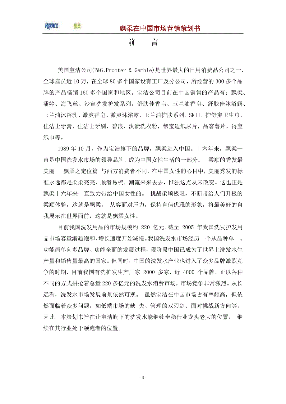 洗发水市场营销策划书.doc_第3页