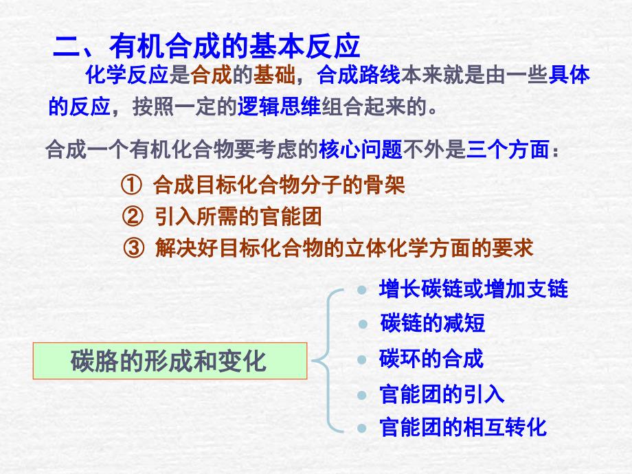 有机化学合成专题PPT课件.ppt_第2页