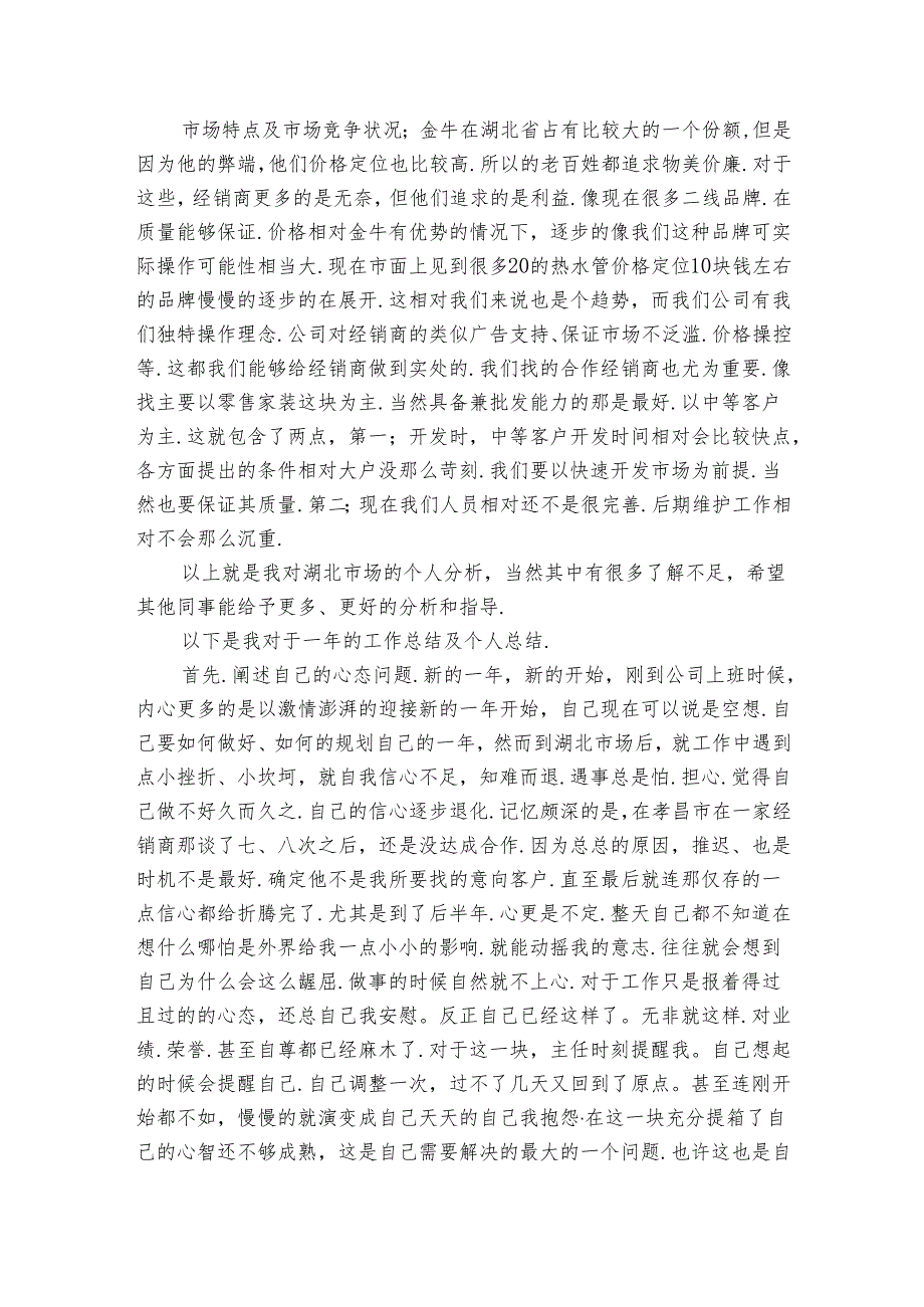 市场营销个人工作总结（19篇）.docx_第2页