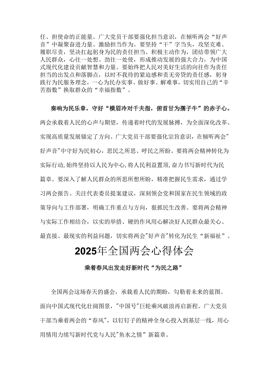 国企2025年学习全国两会精神发言稿资料合集.docx_第2页