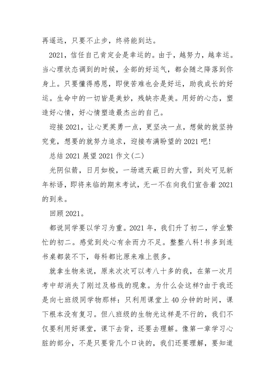总结2021展望2021作文优秀最新5篇.docx_第3页