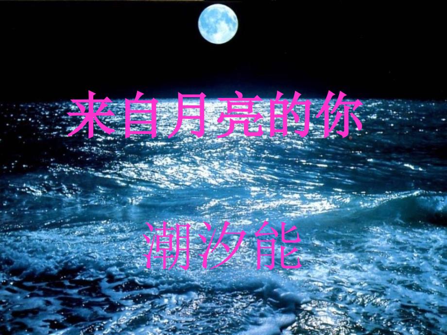 潮汐能PPT.ppt_第1页