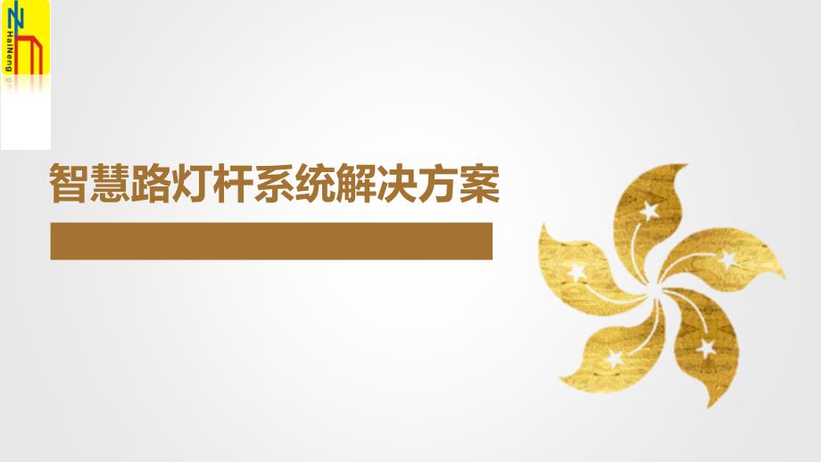 智慧路灯杆系统解决方案介绍.ppt_第1页