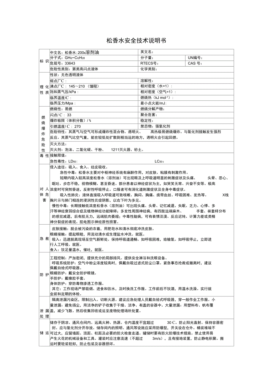 松香水安全技术说明书.doc_第1页
