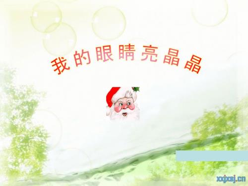 我的眼睛亮晶晶PPT.ppt