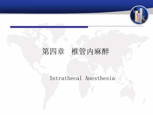 椎管内麻醉PPT课件.ppt