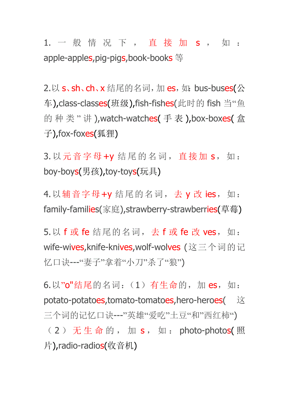 小学英语单数变复数规律.doc_第1页