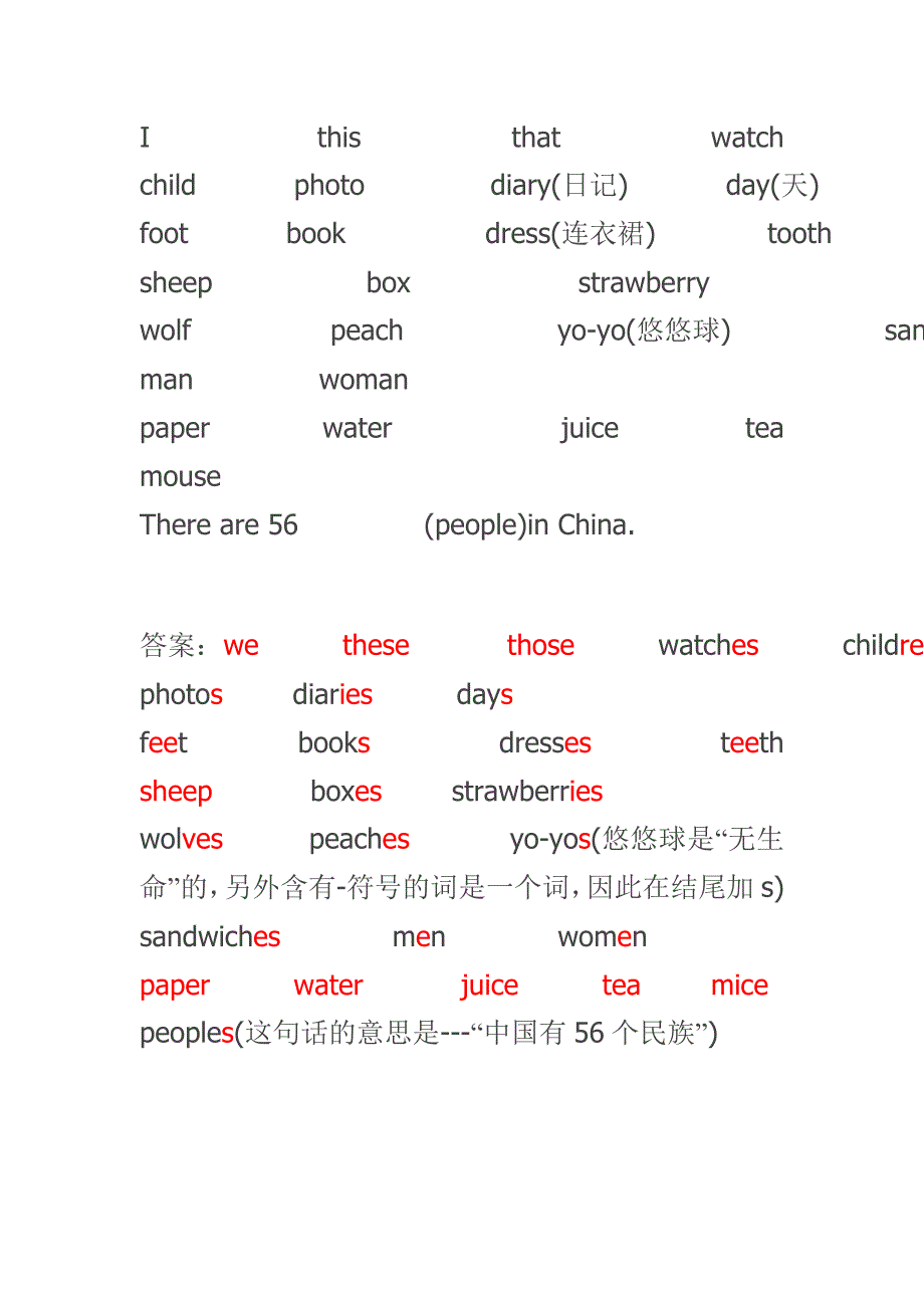 小学英语单数变复数规律.doc_第3页