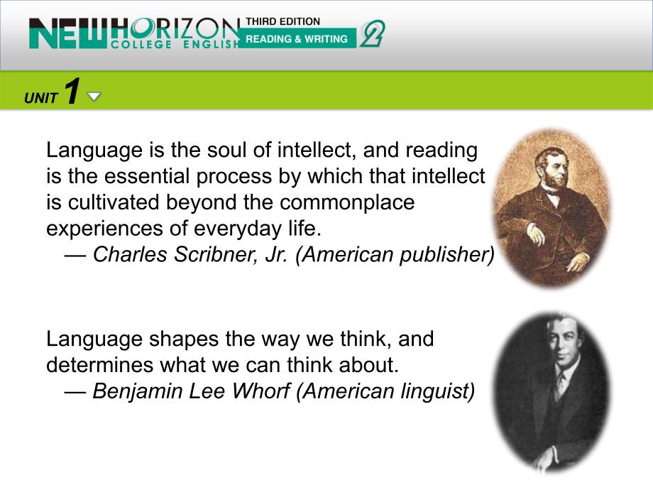 新视野大学英语2第3版UnitOneSectionAAnIMPRESSIVEEnglishlesson.ppt_第3页