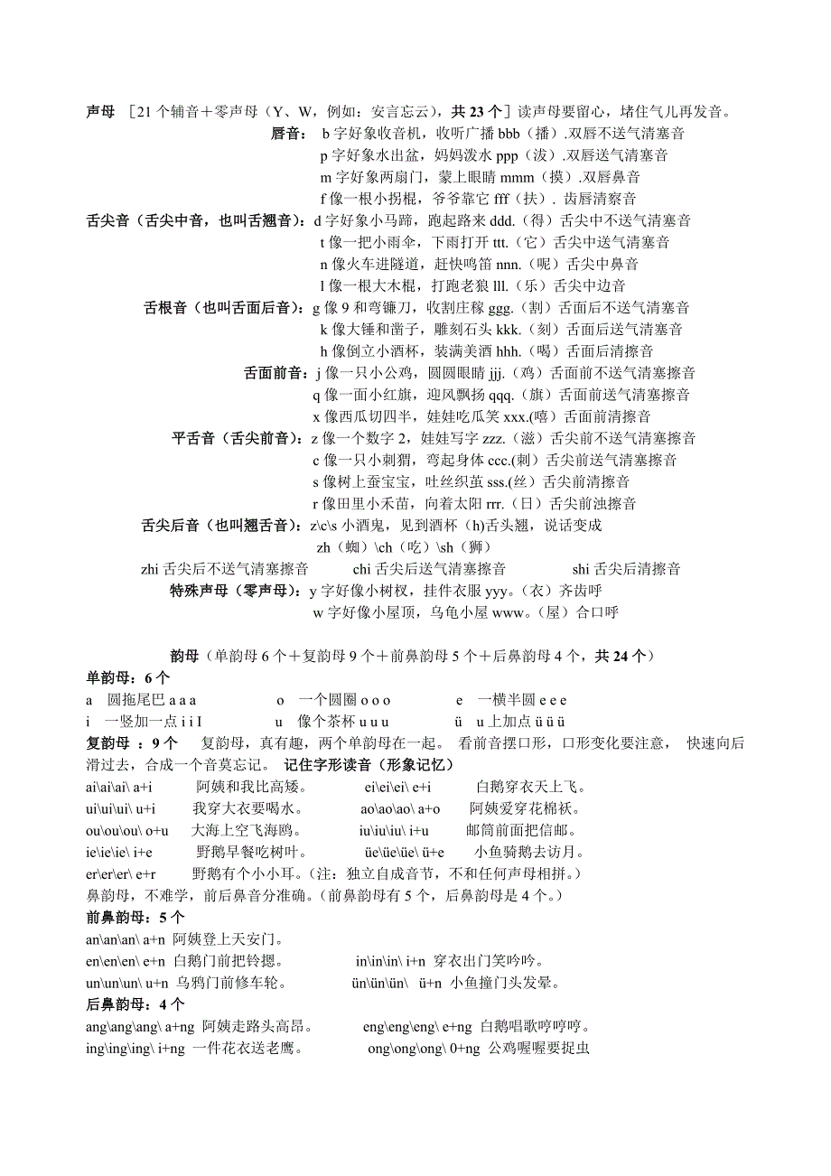 拼音描红声母韵母.doc_第1页