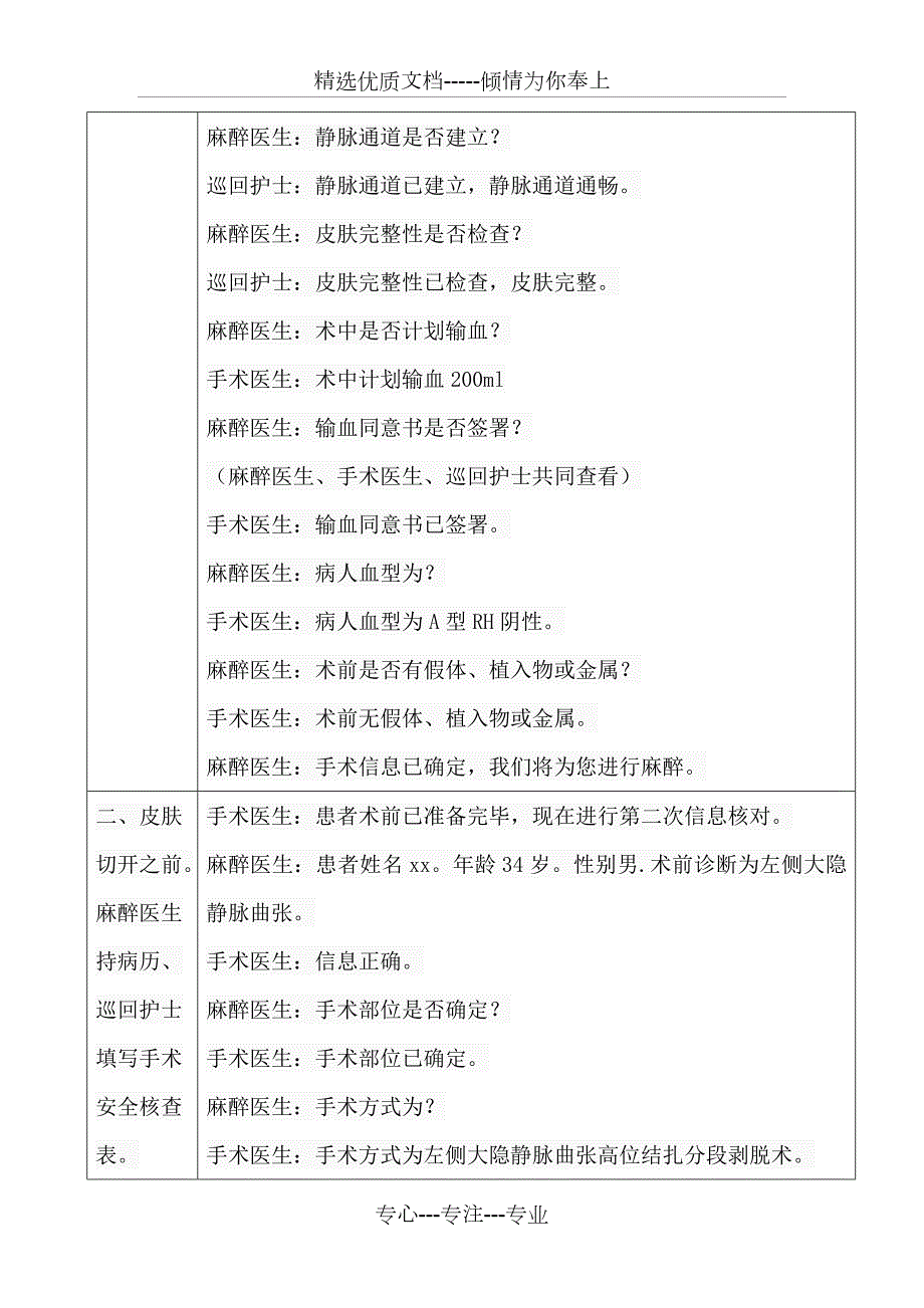 手术室安全核查演练预案.doc_第3页